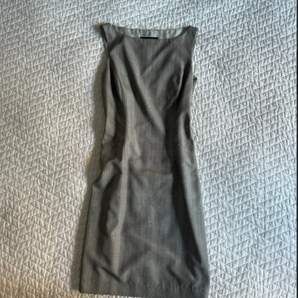 Richard Tyler Couture Glen Plaid Sheath Dress – Fits Like Size 4/6 Elegant and t